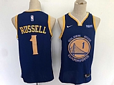 Warriors 1 D'angelo Russell Navy City Edition Nike Swingman Jersey,baseball caps,new era cap wholesale,wholesale hats